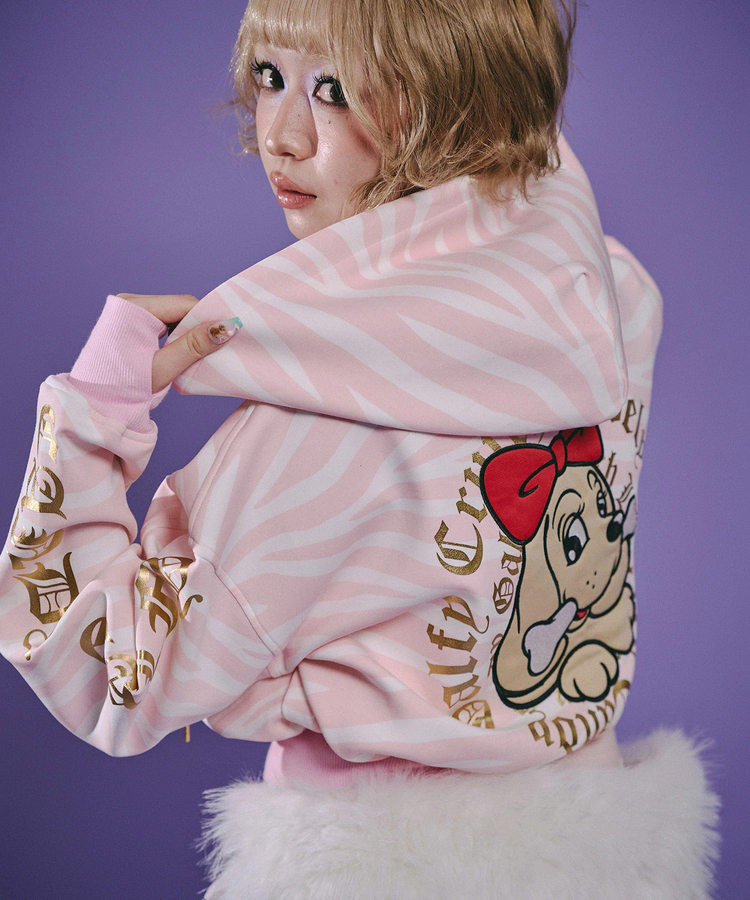 JACKROSE(ジャックローズ) |GALFY/ガルフィー 治安悪ゼブラパーカー(WOMENS)