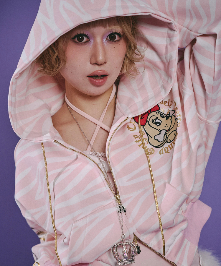 JACKROSE(ジャックローズ) |GALFY/ガルフィー 治安悪ゼブラパーカー(WOMENS)