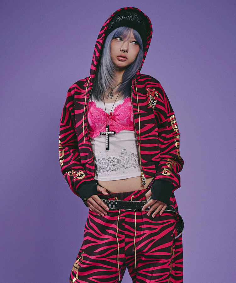 JACKROSE(ジャックローズ) |GALFY/ガルフィー 治安悪ゼブラパーカー(WOMENS)