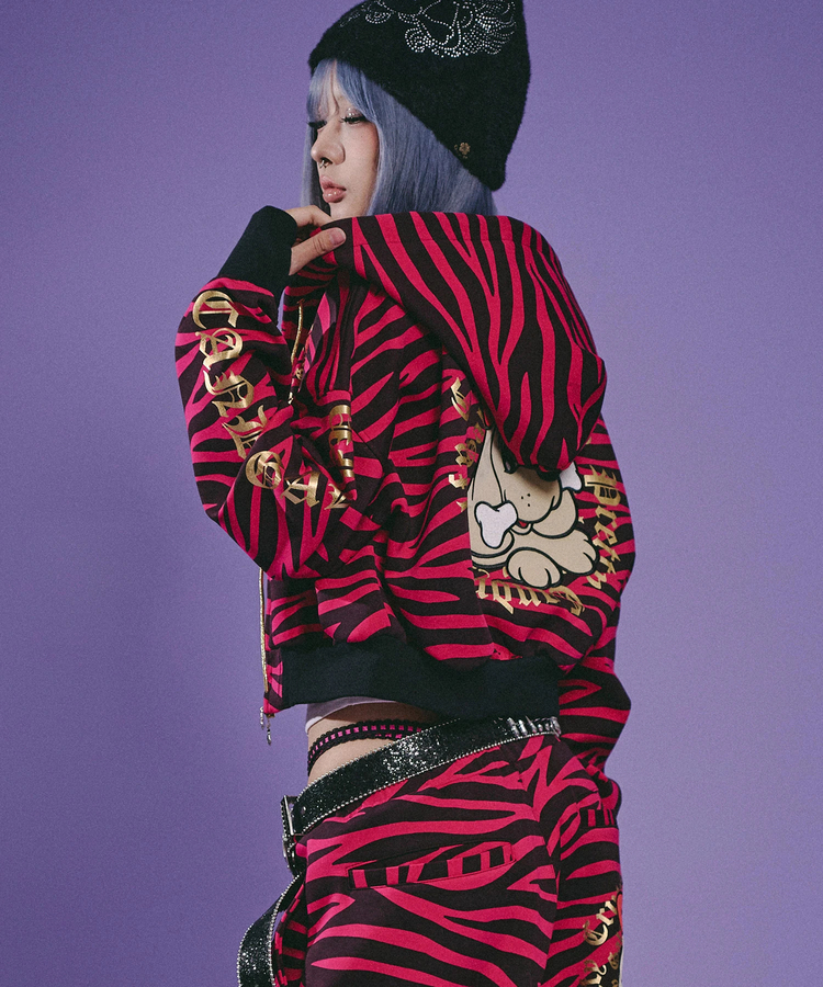 JACKROSE(ジャックローズ) |GALFY/ガルフィー 治安悪ゼブラパーカー(WOMENS)