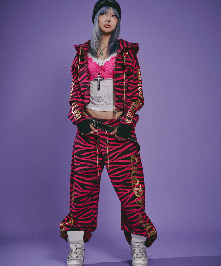 JACKROSE(ジャックローズ) |GALFY/ガルフィー 治安悪ゼブラパーカー(WOMENS)