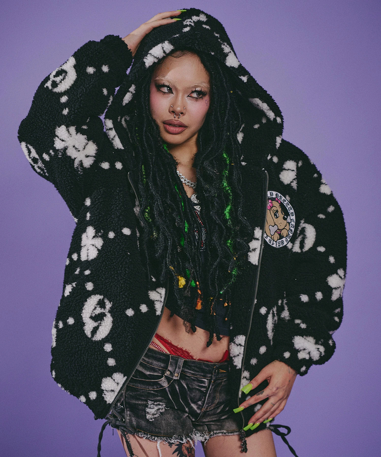 JACKROSE(ジャックローズ) |GALFY/ガルフィー 紋紋GALボアブルゾン(WOMENS)