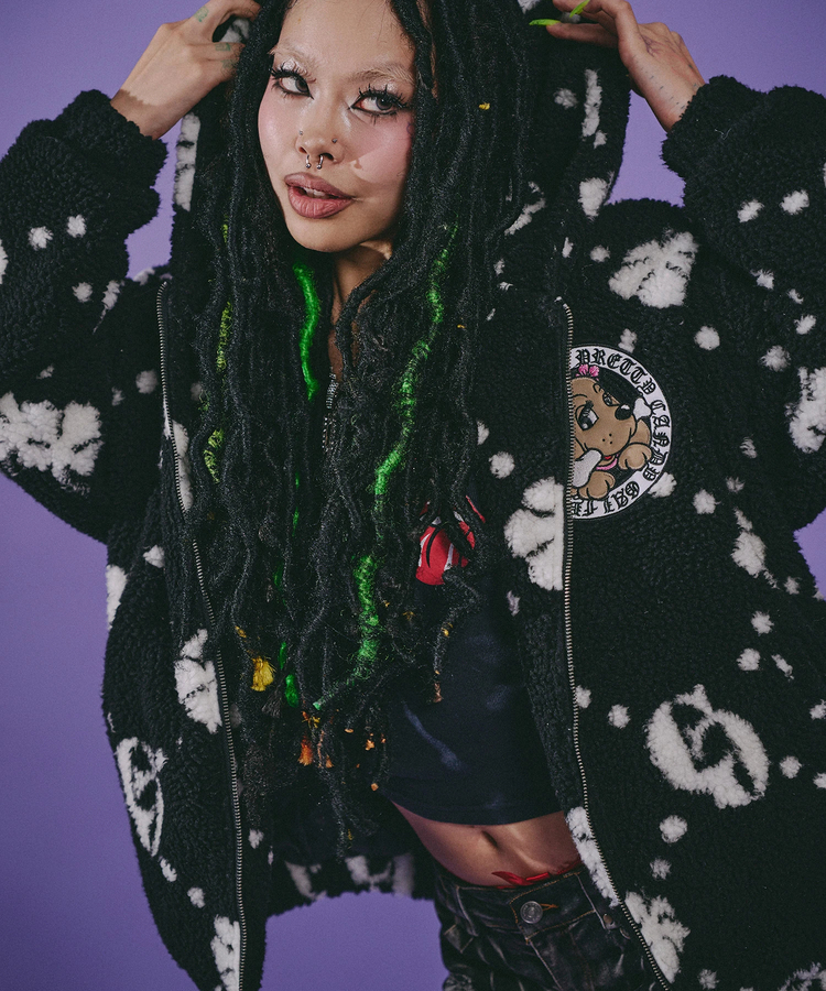 JACKROSE(ジャックローズ) |GALFY/ガルフィー 紋紋GALボアブルゾン(WOMENS)