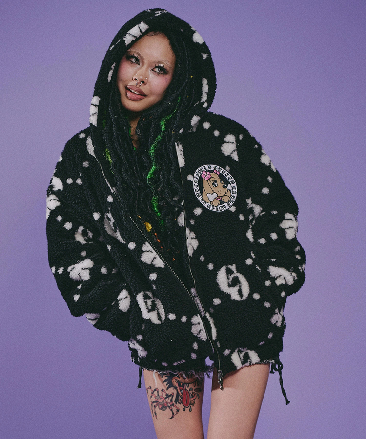 JACKROSE(ジャックローズ) |GALFY/ガルフィー 紋紋GALボアブルゾン(WOMENS)