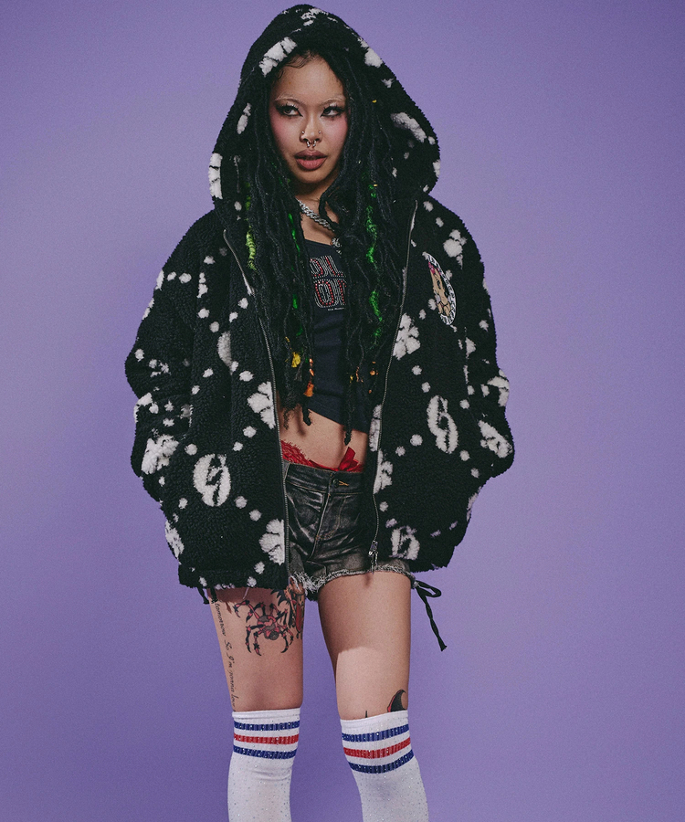 JACKROSE(ジャックローズ) |GALFY/ガルフィー 紋紋GALボアブルゾン(WOMENS)