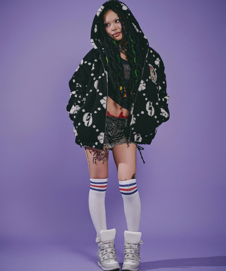 JACKROSE(ジャックローズ) |GALFY/ガルフィー 紋紋GALボアブルゾン(WOMENS)