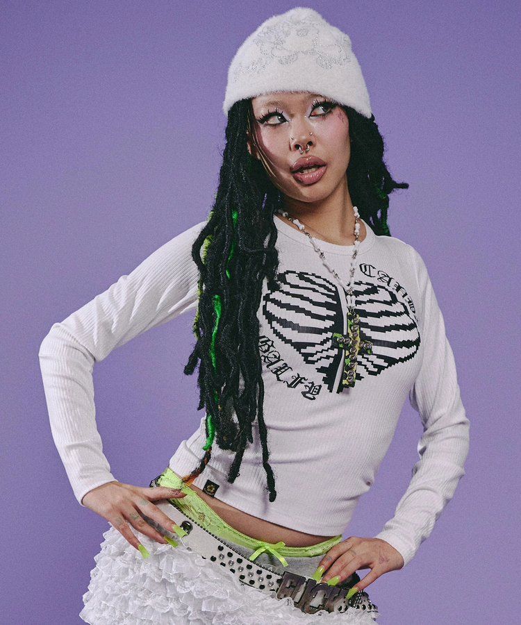 JACKROSE(ジャックローズ) |GALFY/ガルフィー 骨×LOVEロンTee(WOMENS)