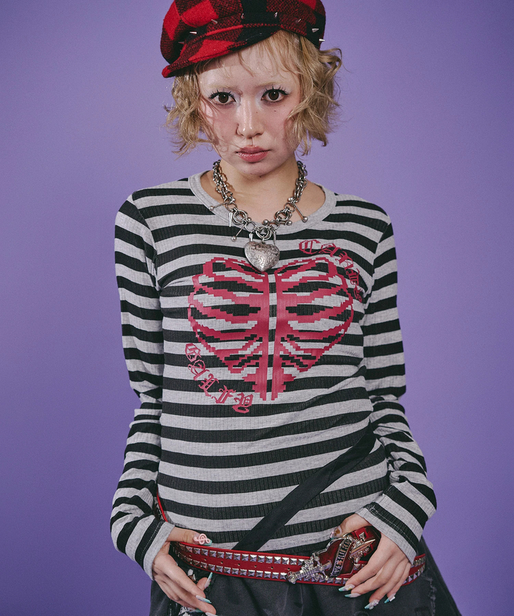 JACKROSE(ジャックローズ) |GALFY/ガルフィー 骨×LOVEロンTee(WOMENS)