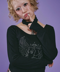JACKROSE(ジャックローズ) |GALFY/ガルフィー キラキラQUEEN ロンTee(WOMENS)