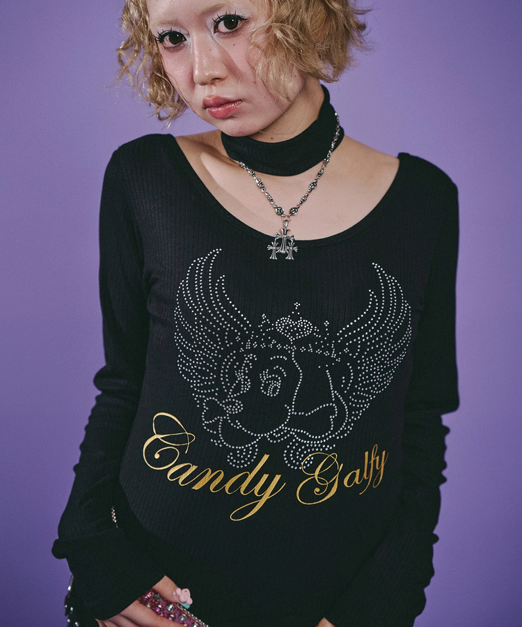 JACKROSE(ジャックローズ) |GALFY/ガルフィー キラキラQUEEN ロンTee(WOMENS)