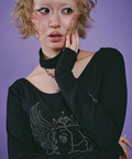 JACKROSE(ジャックローズ) |GALFY/ガルフィー キラキラQUEEN ロンTee(WOMENS)