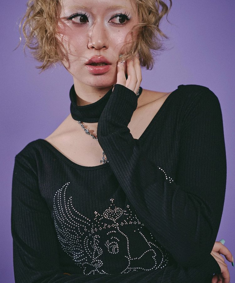 JACKROSE(ジャックローズ) |GALFY/ガルフィー キラキラQUEEN ロンTee(WOMENS)