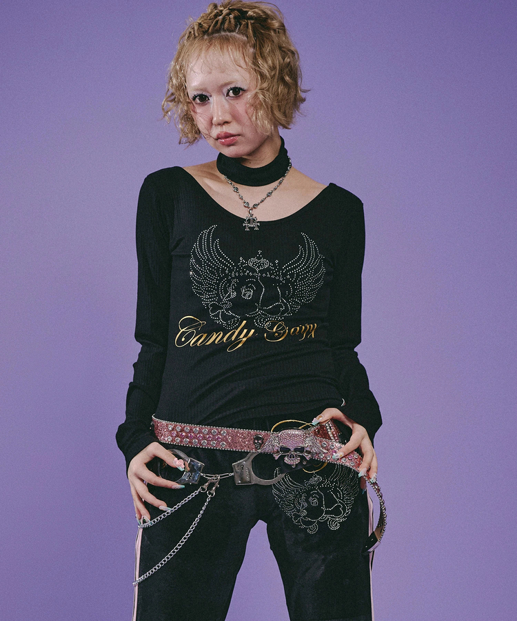 JACKROSE(ジャックローズ) |GALFY/ガルフィー キラキラQUEEN ロンTee(WOMENS)