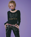 JACKROSE(ジャックローズ) |GALFY/ガルフィー キラキラQUEEN ロンTee(WOMENS)