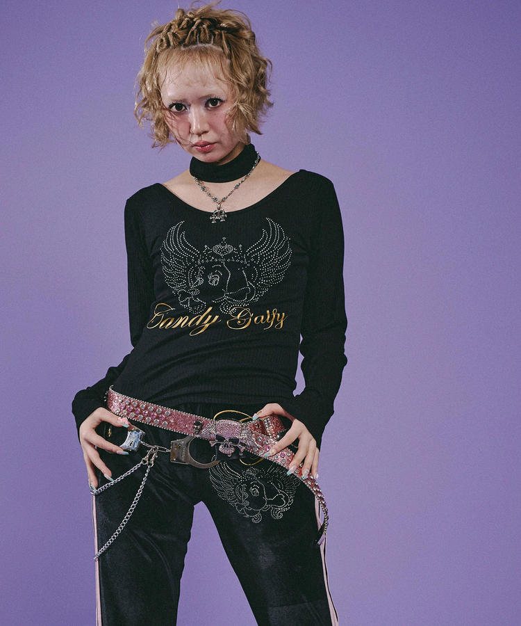JACKROSE(ジャックローズ) |GALFY/ガルフィー キラキラQUEEN ロンTee(WOMENS)