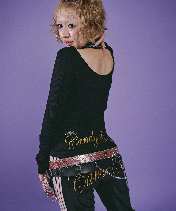 JACKROSE(ジャックローズ) |GALFY/ガルフィー キラキラQUEEN ロンTee(WOMENS)