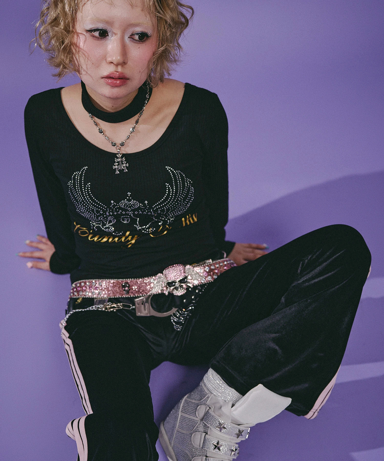 JACKROSE(ジャックローズ) |GALFY/ガルフィー キラキラQUEEN ロンTee(WOMENS)