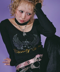 JACKROSE(ジャックローズ) |GALFY/ガルフィー キラキラQUEEN ロンTee(WOMENS)