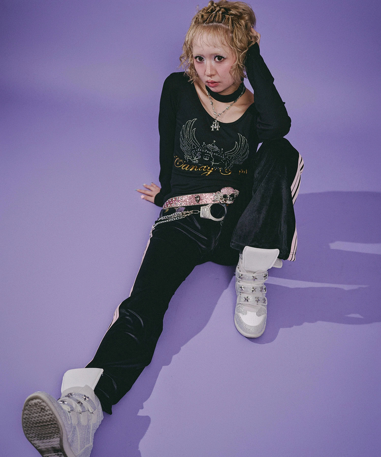 JACKROSE(ジャックローズ) |GALFY/ガルフィー キラキラQUEEN ロンTee(WOMENS)