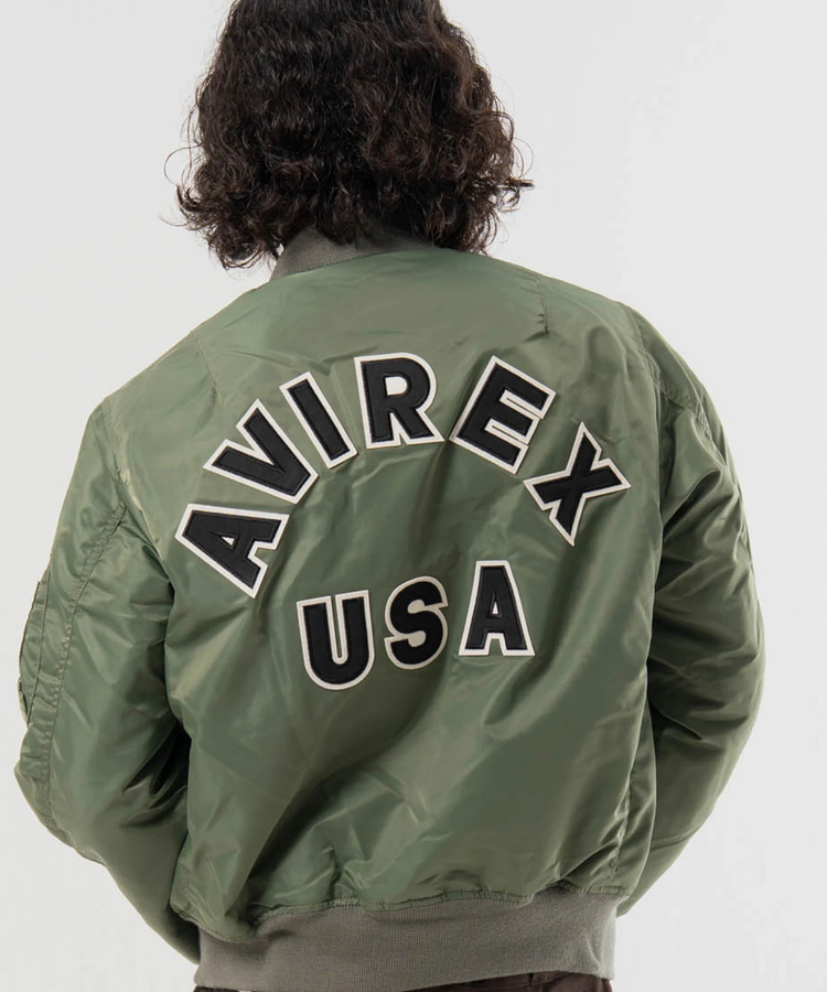 JACKROSE(ジャックローズ) |AVIREX/アヴィレックス MA-1 COMMERCIAL LOGO(MENS)