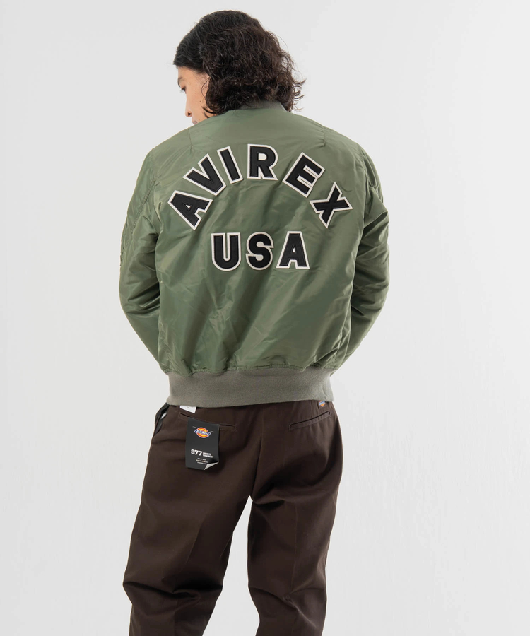 JACKROSE(ジャックローズ) |AVIREX/アヴィレックス MA-1 COMMERCIAL LOGO(MENS)