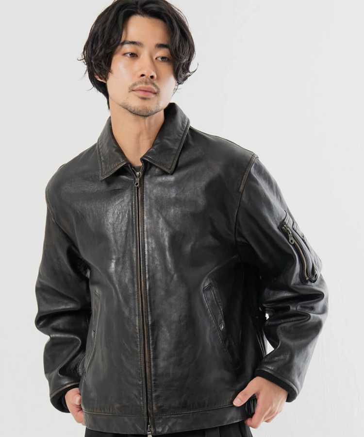 JACKROSE(ジャックローズ) |AVIREX/アヴィレックス NAVAL COLLECTION LEATHER JACKET”FLY FOR NAVY”(MENS)