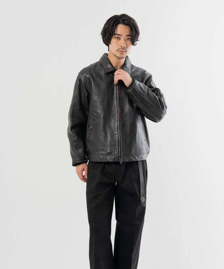 JACKROSE(ジャックローズ) |AVIREX/アヴィレックス NAVAL COLLECTION LEATHER JACKET”FLY FOR NAVY”(MENS)