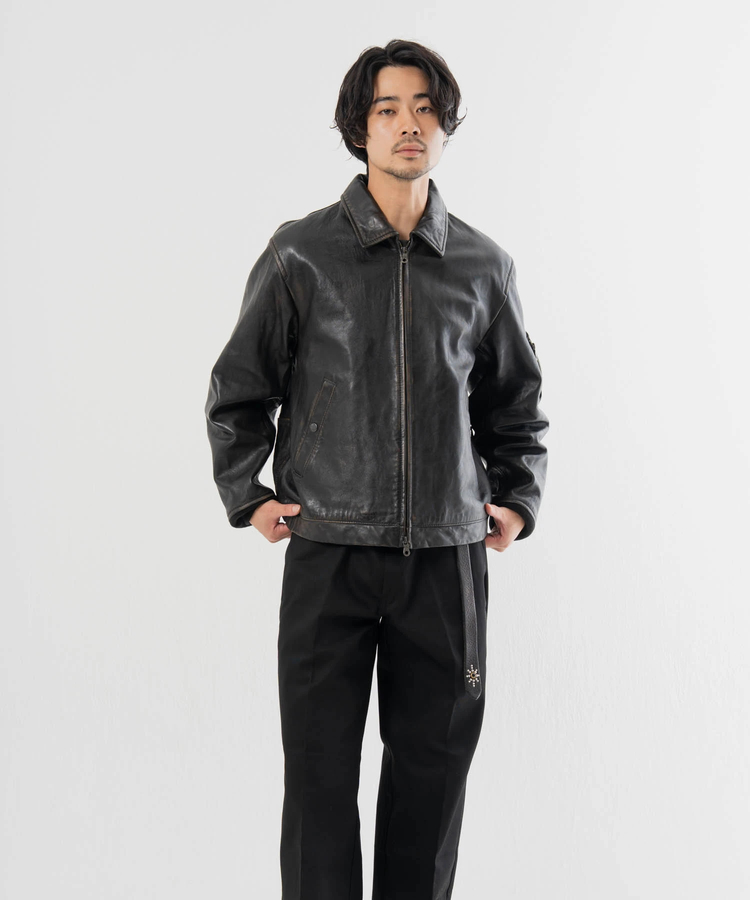 JACKROSE(ジャックローズ) |AVIREX/アヴィレックス NAVAL COLLECTION LEATHER JACKET”FLY FOR NAVY”(MENS)