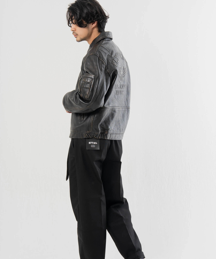 JACKROSE(ジャックローズ) |AVIREX/アヴィレックス NAVAL COLLECTION LEATHER JACKET”FLY FOR NAVY”(MENS)