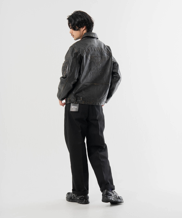 JACKROSE(ジャックローズ) |AVIREX/アヴィレックス NAVAL COLLECTION LEATHER JACKET”FLY FOR NAVY”(MENS)
