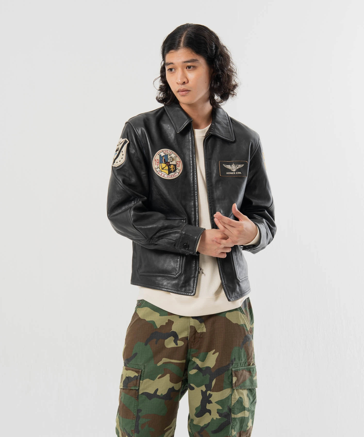 JACKROSE(ジャックローズ) |AVIREX/アヴィレックス NAVAL COLLECTION M-421A LEATHER JKT(MENS)