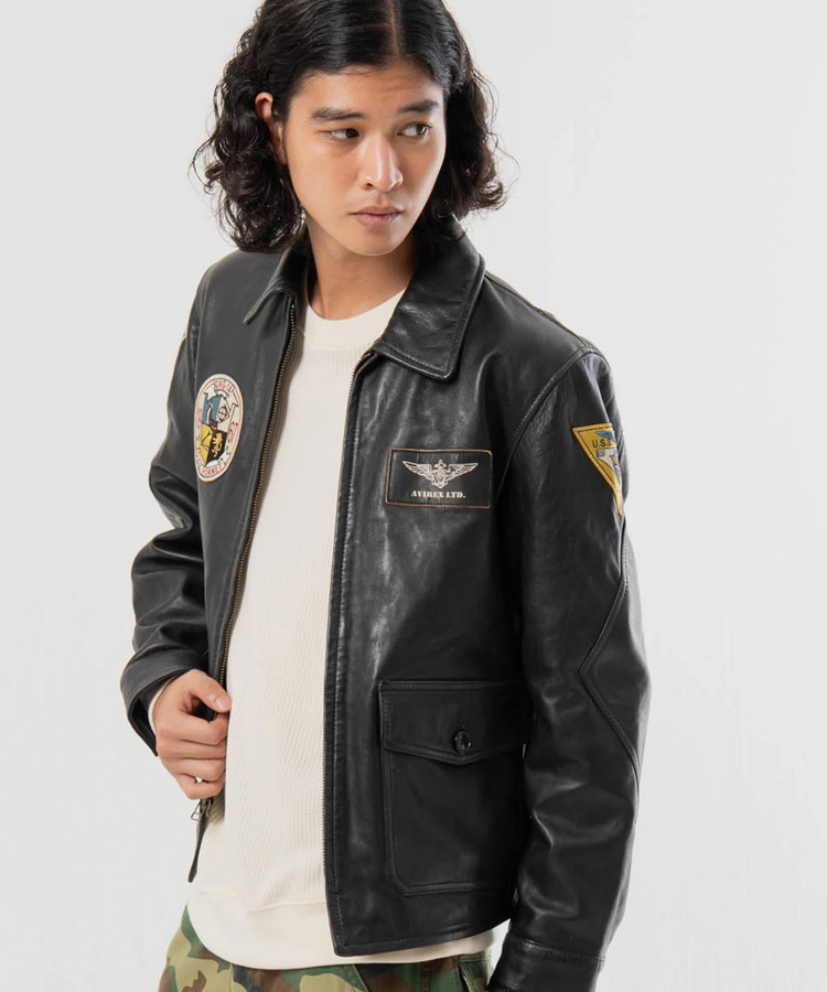 JACKROSE(ジャックローズ) |AVIREX/アヴィレックス NAVAL COLLECTION M-421A LEATHER JKT(MENS)