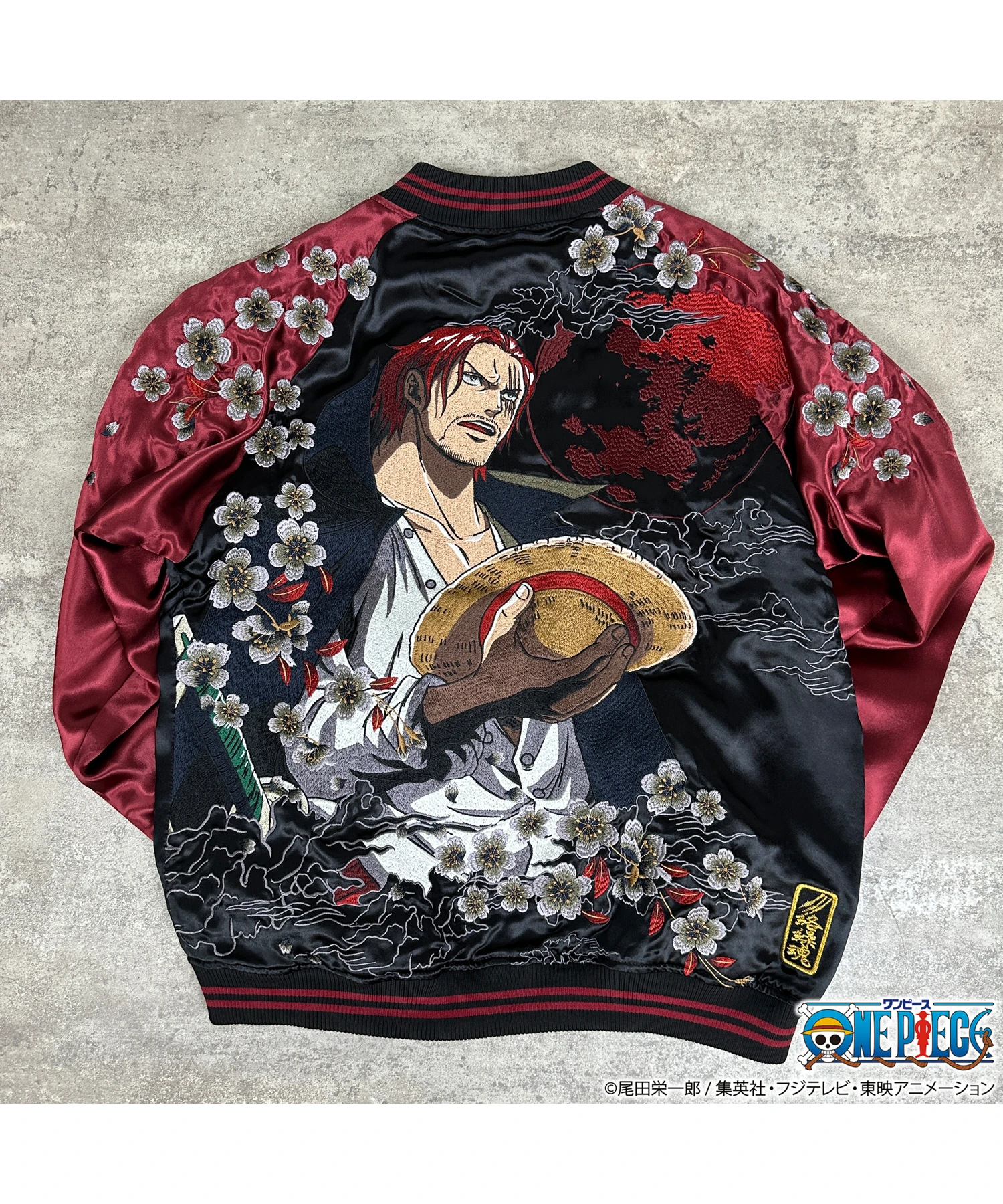 ONE PIECE×絡繰魂】赤髪のリバーシブルスカジャン(シャンクス) (MENS