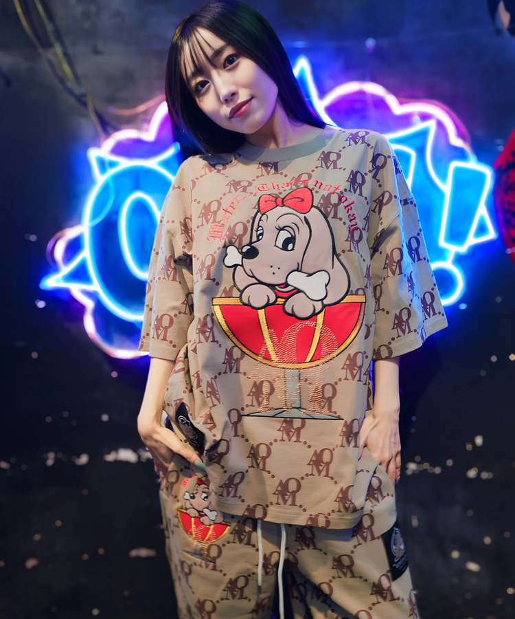 JACKROSE(ジャックローズ) |【AMO×GALFY×GALLIS ADDICTION】愛羅武犬Tee SS(MENS/WOMENS)