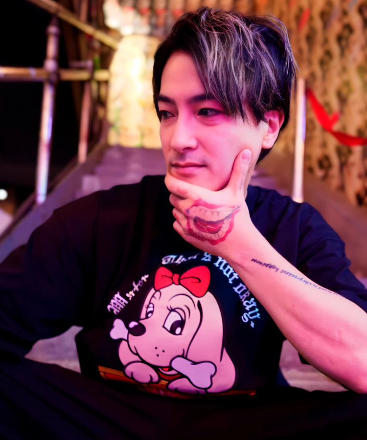 JACKROSE(ジャックローズ) |【AMO×GALFY×GALLIS ADDICTION】愛羅武犬Tee SS(MENS/WOMENS)