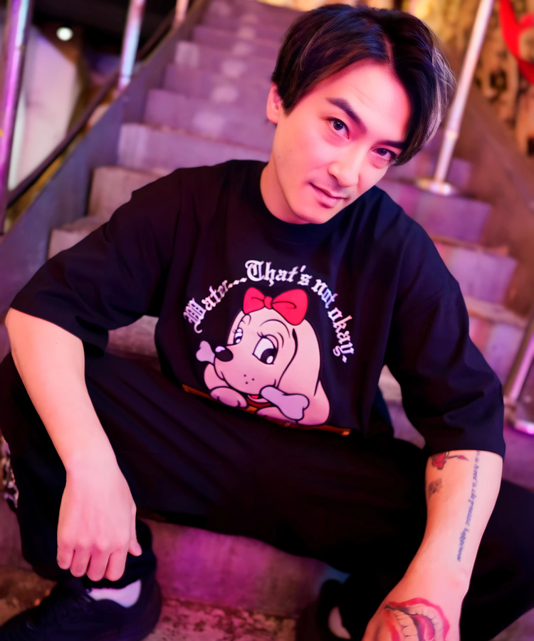 JACKROSE(ジャックローズ) |【AMO×GALFY×GALLIS ADDICTION】愛羅武犬Tee SS(MENS/WOMENS)