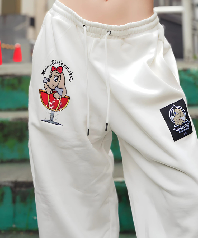 JACKROSE(ジャックローズ) |【AMO×GALFY×GALLIS ADDICTION】愛羅武犬スウェットパンツ(MENS/WOMENS)