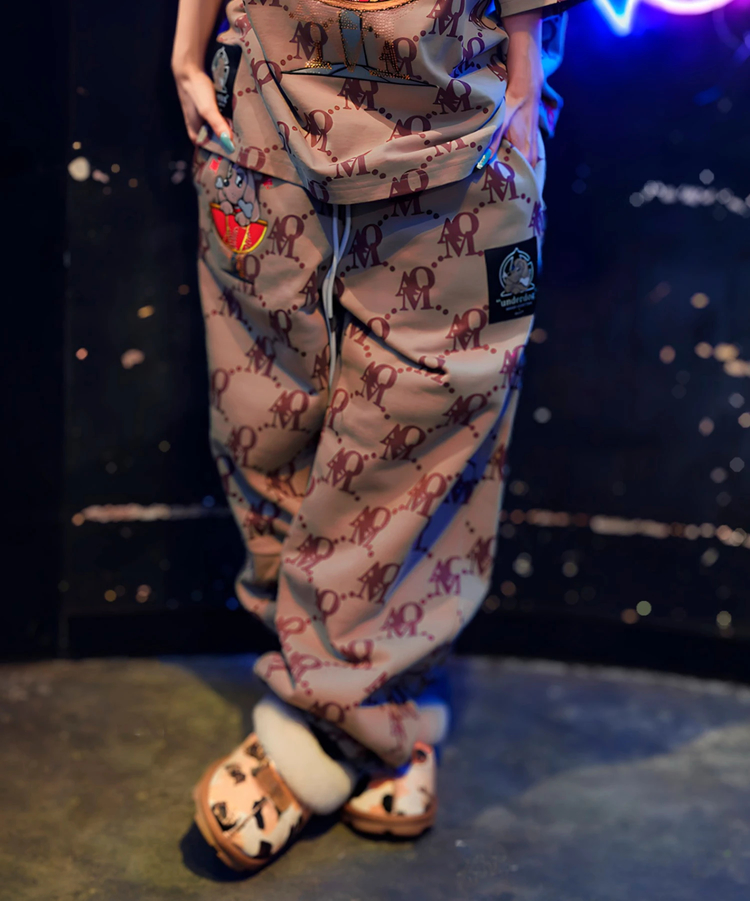 JACKROSE(ジャックローズ) |【AMO×GALFY×GALLIS ADDICTION】愛羅武犬スウェットパンツ(MENS/WOMENS)