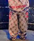 JACKROSE(ジャックローズ) |【AMO×GALFY×GALLIS ADDICTION】愛羅武犬スウェットパンツ(MENS/WOMENS)