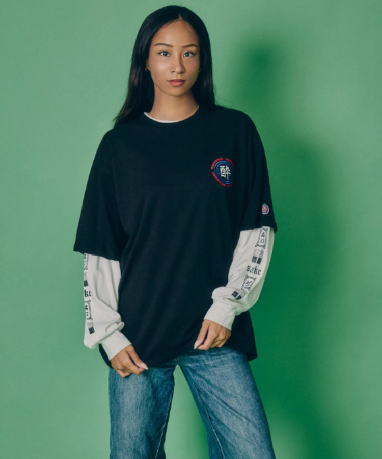 JACKROSE(ジャックローズ) |YOIDORE/酔いどれ 酒愛好家 アンサンブル LS TEE(MENS)