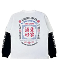 JACKROSE(ジャックローズ) |YOIDORE/酔いどれ 酒愛好家 アンサンブル LS TEE(MENS)
