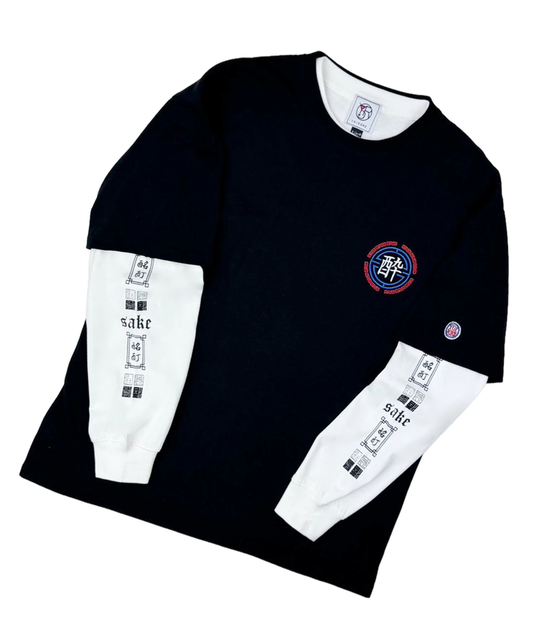 JACKROSE(ジャックローズ) |YOIDORE/酔いどれ 酒愛好家 アンサンブル LS TEE(MENS)