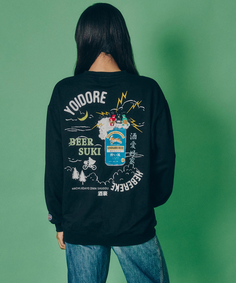 JACKROSE(ジャックローズ) |YOIDORE/酔いどれ KAMINARISAMA クルーネックスウェット(MENS)