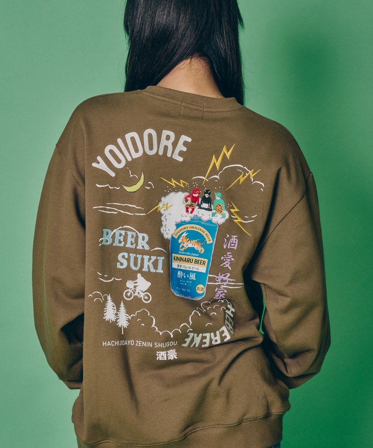 JACKROSE(ジャックローズ) |YOIDORE/酔いどれ KAMINARISAMA クルーネックスウェット(MENS)