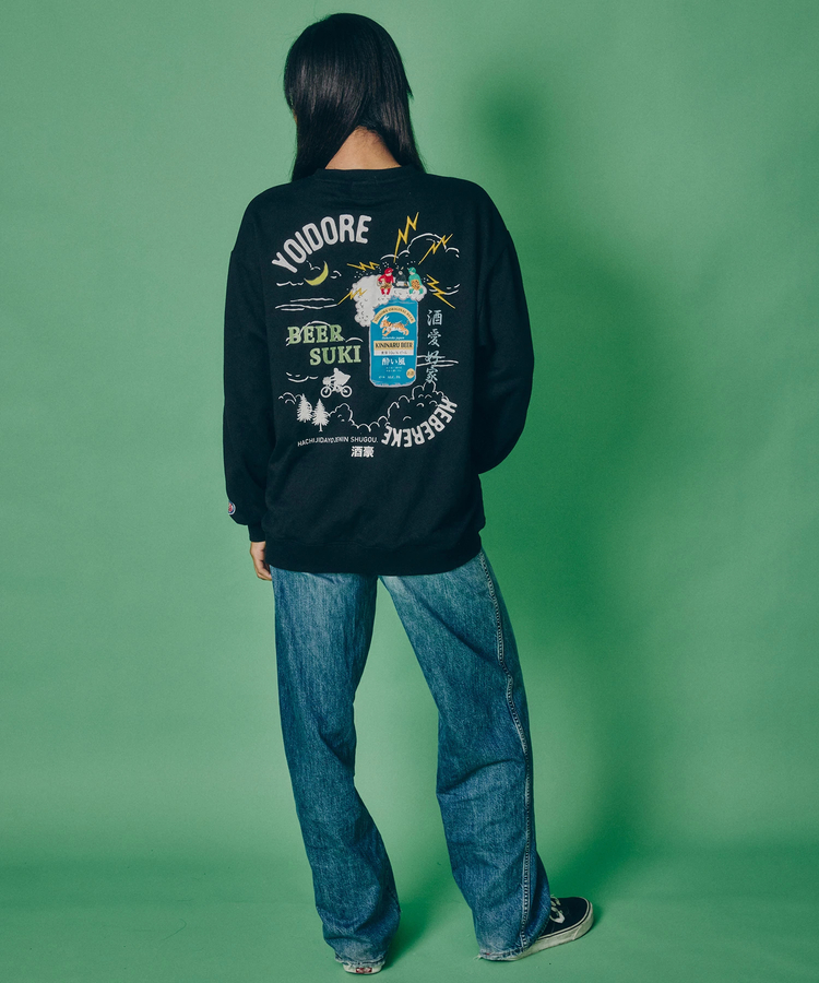 JACKROSE(ジャックローズ) |YOIDORE/酔いどれ KAMINARISAMA クルーネックスウェット(MENS)