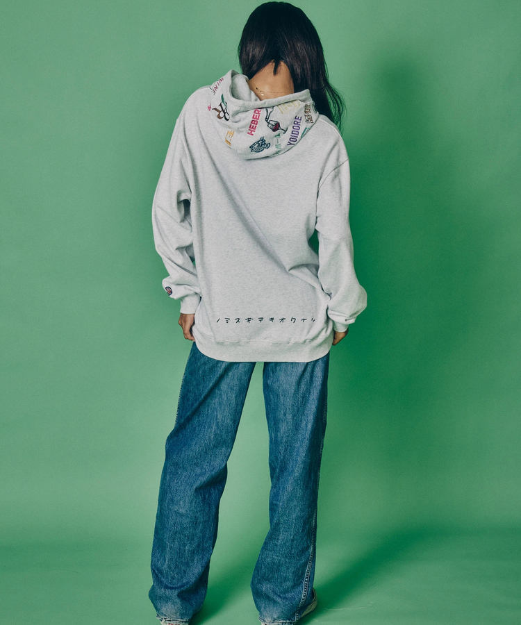 JACKROSE(ジャックローズ) |YOIDORE/酔いどれ 酔っ払いフードパーカー(MENS)