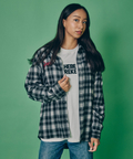 JACKROSE(ジャックローズ) |YOIDORE/酔いどれ サメビール 長袖 チェックシャツ(MENS)