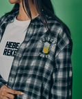 JACKROSE(ジャックローズ) |YOIDORE/酔いどれ サメビール 長袖 チェックシャツ(MENS)