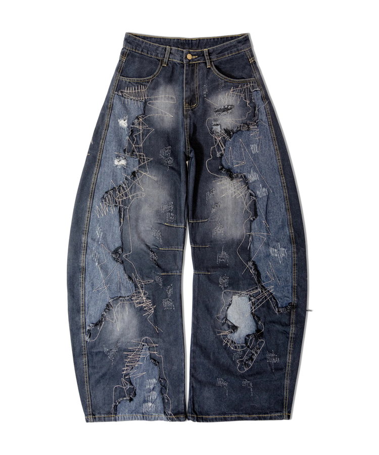 JACKROSE(ジャックローズ) |GA REPAIR HARD CRUSH DENIM2(MENS)