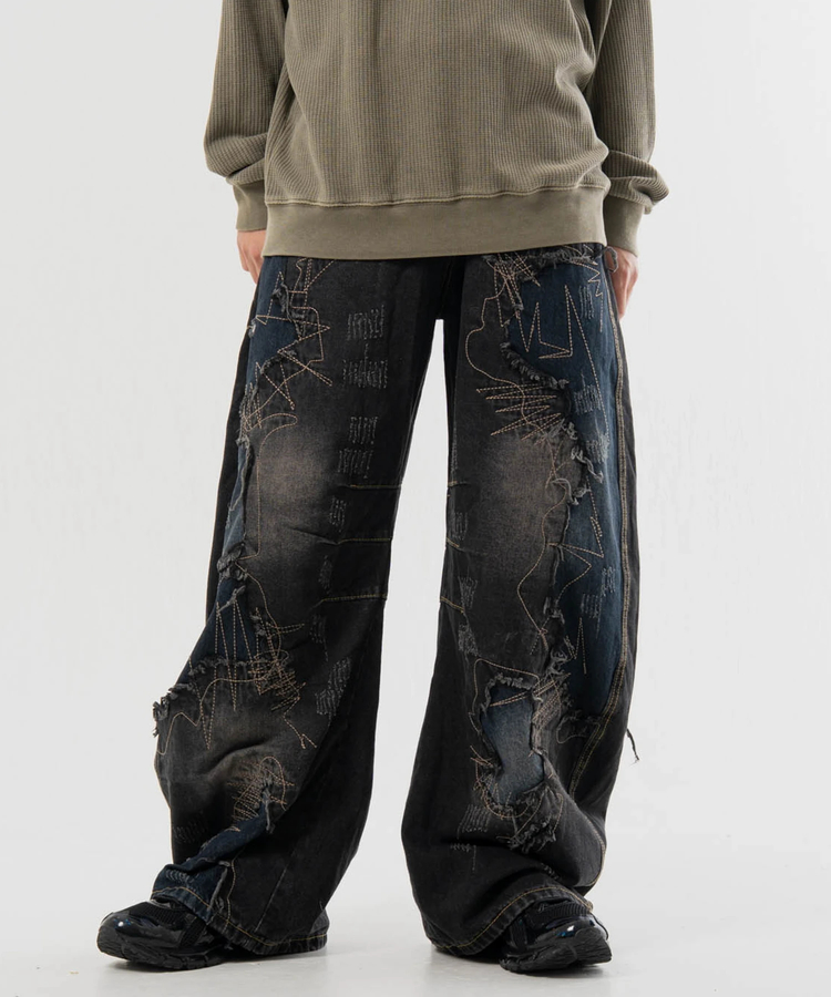 JACKROSE(ジャックローズ) |GA REPAIR HARD CRUSH DENIM2(MENS)